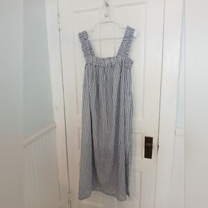 J Crew Striped Cotton Dress